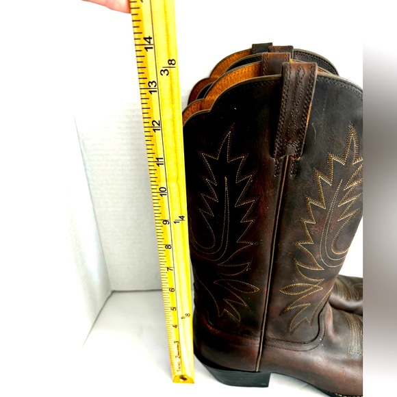 NWOT ARIAT WESTERN COWGIRL HERITAGE DISTRESSED BROWN WOMANS BOOTS  SZ 9B - Picture 7 of 16